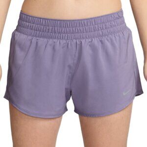 Nike Women's One Dri-FIT Mid-Rise 3" Brief-Lined Shorts- daybreak